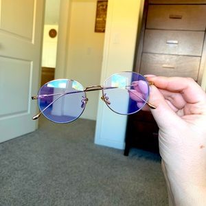 Round Frame Blue Light Blocking Glasses